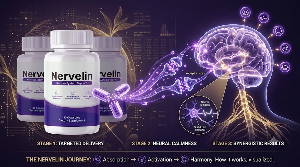 How Nervelin works: targeted delivery, neural calmness and synergistic results